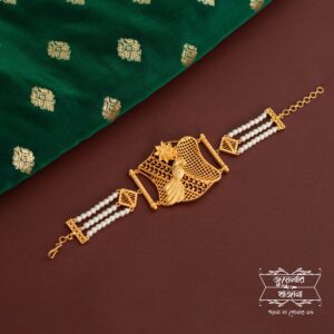 Premium Gold Plated Mayira Pearl Mantasha